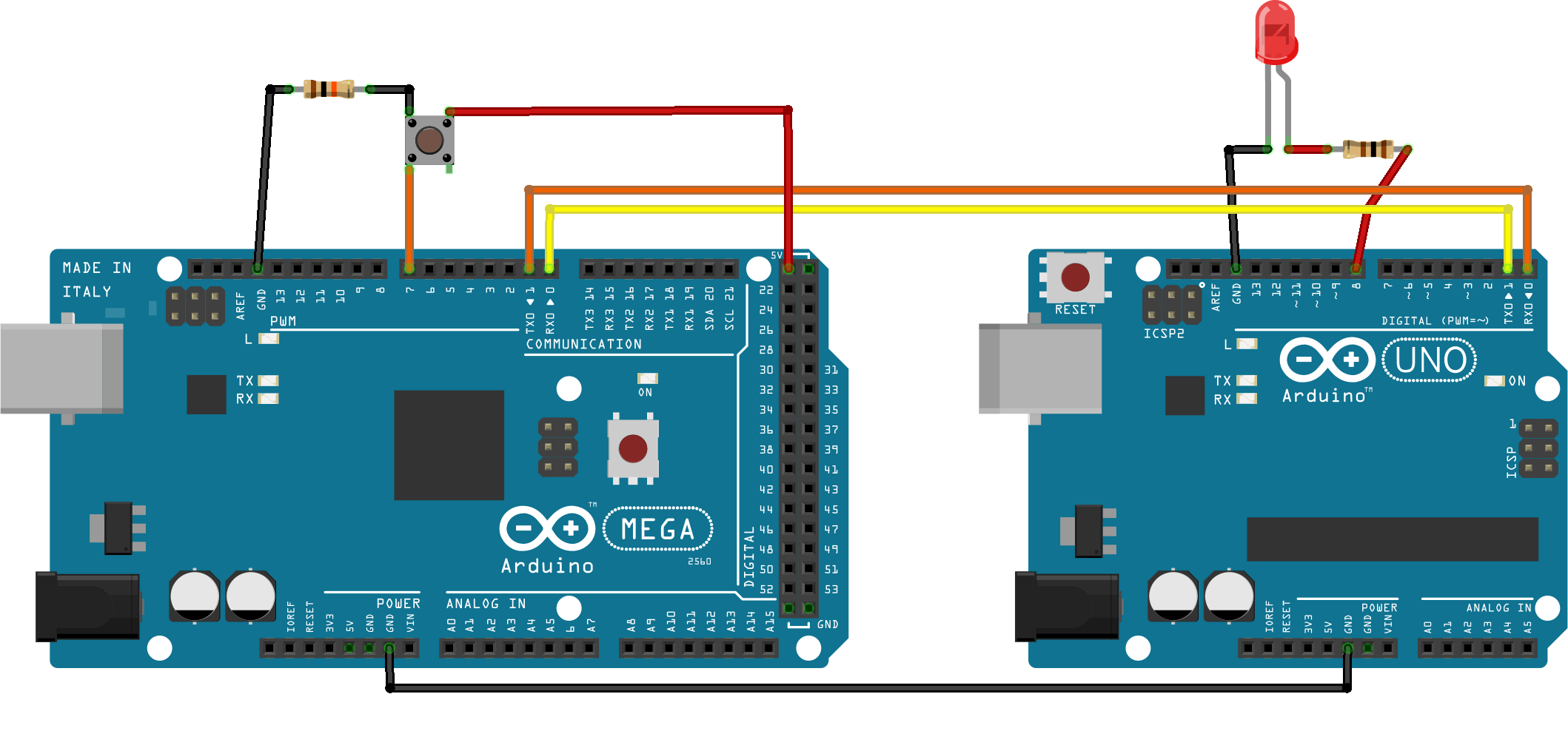 arduino to arduino serial communication
